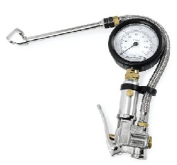 [433002012012] BLUE-POINT NO.TPIF1601 (TPIF160) Tire Pressure Gauge/Inflator Dial-Type 0 to 160 psi