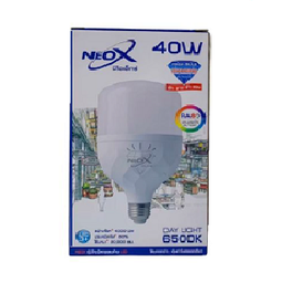 [E19133] หลอดไฟ NEO-X NO.1212401 LED T-REX Bulb High Power E27 40W, 6500K Daylight 