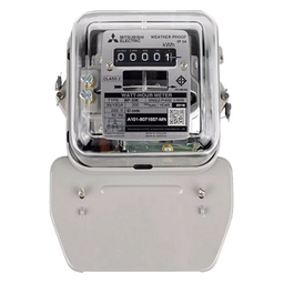 [E16092] มิเตอร์วัดไฟ MITSUBISHI NO.MF-33E Watt Hour Meters , 1P 15A 45A.