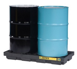 [719047696001] ฐานรองถังสารเคมี JUSTRITE NO.19JRE28655 (28655) Spill Pallet for 2 drum