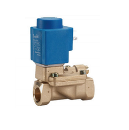 [W11317] โซลินอยด์วาว์ลสำหรับน้ำพร้อมคอยล์ DANFOSS No.18BG EV220A 042U4032 Solenoid Valve 220v , 3/4&quot;