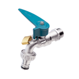 [W02767] ก๊อกสนาม มีกุญแจ SANWA Lockable Ball Tap With Hose , 1/2&quot;