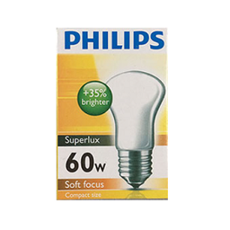 [E09575] หลอดไฟ PHILIPS SUPERLUX NO.ASL 60W/220V E27