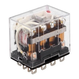 [E05112] รีเลย์ OMRON No.LY4N Power Relay 4 PDT , 12 VDC 10 A