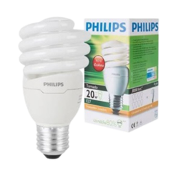 [E07583] หลอดไฟ PHILIPS TORNADO , 20W E27 Warmwhite