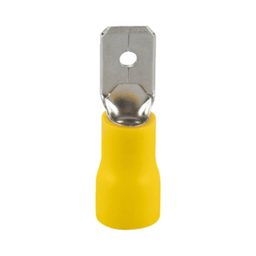 [E09945] หางปลาเสียบตัวผู้แบน KENION NO.YF 250 Insulated male connector , 2.63-6.64 mm. : YELLOW