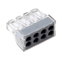 [013000000590] เทอร์มินอลเข้าสาย PCT-108 Push IN wire wiring connector For Junction bo 