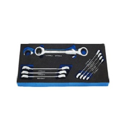 [101001012052] BLUE-POINT No.BPS25B Double Ring, Single Direction, Ratcheting Wrench