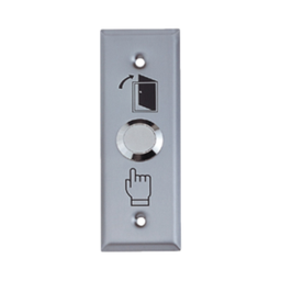 [013000000582] สวิตซ์กดเปิดปิดประตูแม่เหล็ก HIP No.HIP-ABK801A Exit Switch Aluminium (NO/COM) 20mm Size: 86 x 28 x 20 mm