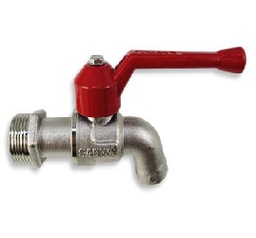 [W02296] ก๊อกบอล (ก้านแดง) SANWA Ball Valve , 3/4&quot;