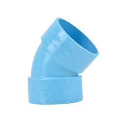 [W00797] ข้องอบาง 45 องศา ท่อน้ำไทย PVC ELBOW 45 DEGREE , 6&quot;