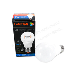 [E18338] หลอดไฟ LAMPTAN LED MOTION SENSOR 7W E27 DAYLIGHT 6500K