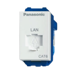 [E17610] เต้ารับสายคอมพิวเตอร์ Panasonic NO.WEG 24886 CAT6