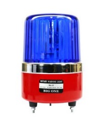 [E17858] ไฟสัญญานชนิดหมุน BIG ONE #1 Alarm Light Rotary : Blue , 24V