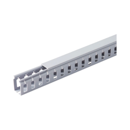 [E15753] รางร้อยสายไฟชนิดโปร่ง PRI  No.WD- 4030 Cable Trunking , 40 x 30 mm. x 2 mt (สีเทา)