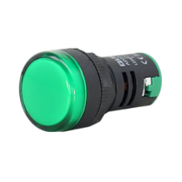 [013000002154] ไพล๊อตแลมป์ QUBIX No.AD22-22DS-G LED PILOT LAMP 220VDC/AC , GREEN