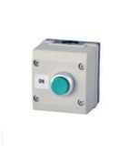 [E12682] สวิตซ์กดหัวนูนสีเขียว TEND NO.TN2B1-BLG2 1C Convex push switch green , 22 mm.